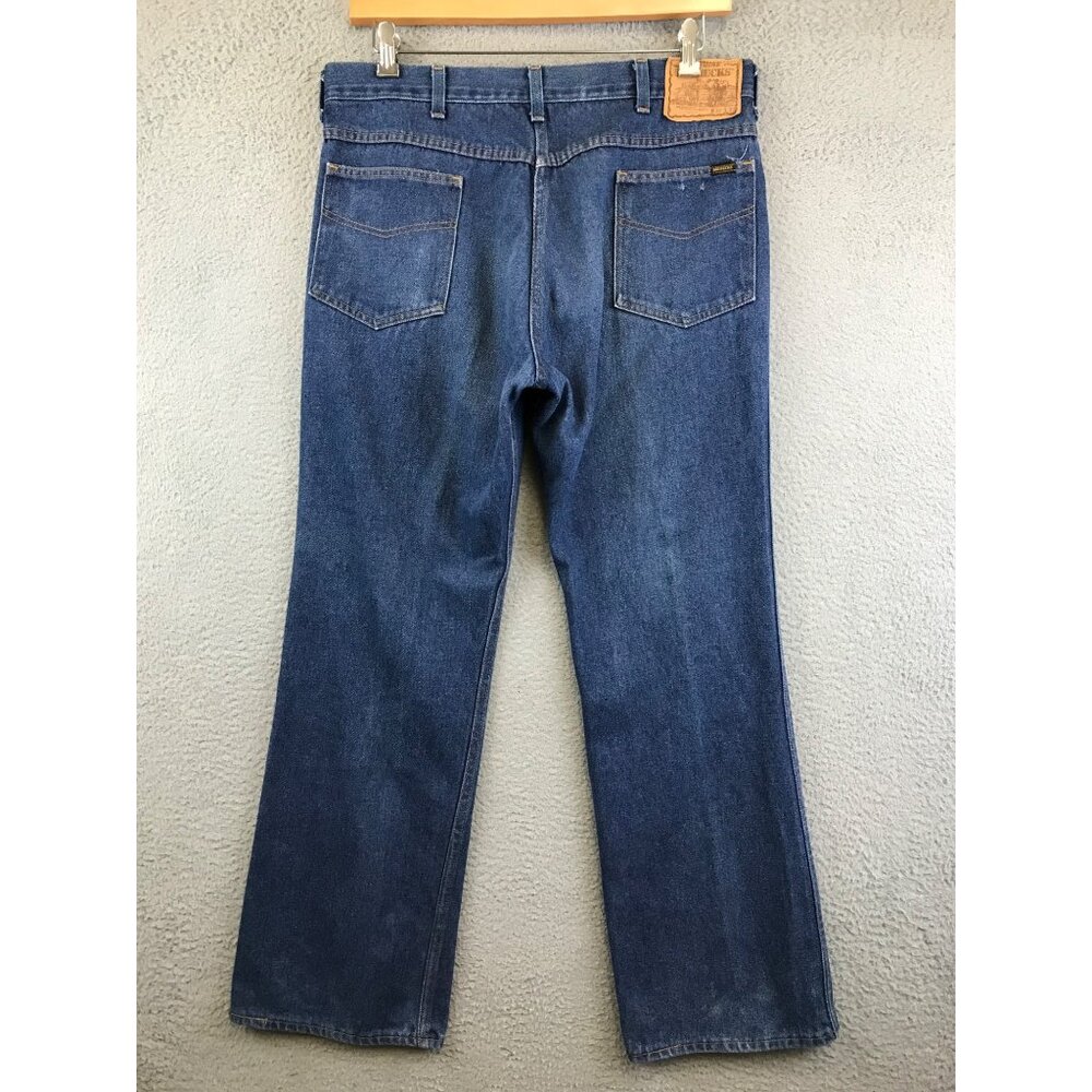 Vintage Sears Roebucks Genuine Denim Jeans Mens Size 38x32 Made‎ in USA
